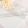 imagePAVOI 14K Gold Plated Dainty Layering Necklaces for Women  Snake Chain Curb Link Paperclip Layered Chains  Trendy Layering NecklaceWhite Gold