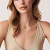 imagePAVOI 14K Gold Plated Dainty Layering Necklaces for Women  Snake Chain Curb Link Paperclip Layered Chains  Trendy Layering NecklaceYellow Gold