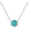 imagePAVOI 14K Gold Plated Gemstone Pendant Necklace  Dainty Chain Necklaces for Women  Amethyst Onyx Green Fluorite Labradorite Pearl Rose Quartz Agate Sodalite Turquoise Gemstone PendantsWhite Gold