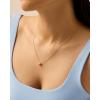 imagePAVOI 14K Gold Plated Gemstone Pendant Necklace  Dainty Chain Necklaces for Women  Amethyst Onyx Green Fluorite Labradorite Pearl Rose Quartz Agate Sodalite Turquoise Gemstone PendantsWhite Gold
