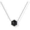 imagePAVOI 14K Gold Plated Gemstone Pendant Necklace  Dainty Chain Necklaces for Women  Amethyst Onyx Green Fluorite Labradorite Pearl Rose Quartz Agate Sodalite Turquoise Gemstone PendantsWhite Gold
