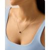imagePAVOI 14K Gold Plated Gemstone Pendant Necklace  Dainty Chain Necklaces for Women  Amethyst Onyx Green Fluorite Labradorite Pearl Rose Quartz Agate Sodalite Turquoise Gemstone PendantsYellow Gold