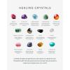 imagePAVOI 14K Gold Plated Hexagon Gemstone Stud Earrings for Women  Natural Birthstone Earring PairRose Quartz