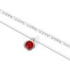 imagePAVOI 14K Gold Plated Layered Necklaces for Women  Gemstone Pendant Figaro Chain Necklace  Carnelian Green Aventurine Malachite Layering NecklaceWhite Gold