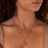 imagePAVOI 14K Gold Plated Layering Necklaces  Stylish Minimalist Design Pendant Necklaces  Bar Circle Lotus Disc Dog Tag Horizontal Bar Pendants for WomenRose Gold