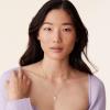 imagePAVOI 14K Gold Plated Layering Necklaces  Stylish Minimalist Design Pendant Necklaces  Bar Circle Lotus Disc Dog Tag Horizontal Bar Pendants for WomenRose Gold