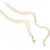 imagePAVOI 14K Gold Plated Layering Necklaces  Stylish Minimalist Design Pendant Necklaces  Bar Circle Lotus Disc Dog Tag Horizontal Bar Pendants for WomenYellow Gold