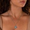 imagePAVOI 14K Gold Plated Layering Necklaces  Stylish Minimalist Design Pendant Necklaces  Bar Circle Lotus Disc Dog Tag Horizontal Bar Pendants for WomenWhite Gold