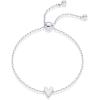imagePAVOI 14K Gold Plated Matching Heart Charms Solitaire Bracelet Set for Women  Adjustable Love Friendship Two Bracelet Pack2Piece Set