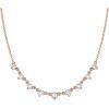 imagePAVOI 14K Gold Plated Station Necklace  Simulated Diamond BTY Layering Necklaces  Womens CZ ChainRose Gold