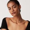 imagePAVOI 14K Gold Plated Station Necklace  Simulated Diamond BTY Layering Necklaces  Womens CZ ChainWhite Gold