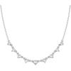 imagePAVOI 14K Gold Plated Station Necklace  Simulated Diamond BTY Layering Necklaces  Womens CZ ChainWhite Gold
