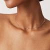 imagePAVOI 14K Gold Plated Station Necklace  Simulated Diamond BTY Layering Necklaces  Womens CZ ChainWhite Gold