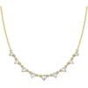 imagePAVOI 14K Gold Plated Station Necklace  Simulated Diamond BTY Layering Necklaces  Womens CZ ChainYellow Gold