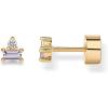 imagePAVOI 14K Gold Plated Sterling Silver Posts Colored Birthstone Flatback Stud Earrings for Women  Gemstone Cubic Zirconia Screwback Earrings  Dainty Helix Cartilage Piercing JewelryJune  Alexandrite