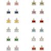 imagePAVOI 14K Gold Plated Sterling Silver Posts Colored Birthstone Flatback Stud Earrings for Women  Gemstone Cubic Zirconia Screwback Earrings  Dainty Helix Cartilage Piercing JewelryApril  Diamond