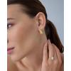 imagePAVOI 14K Gold Plated Sterling Silver Posts Colored Birthstone Flatback Stud Earrings for Women  Gemstone Cubic Zirconia Screwback Earrings  Dainty Helix Cartilage Piercing JewelryApril  Diamond