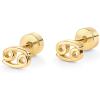 imagePAVOI 14K Gold Plated Sterling Silver Posts Zodiac Sign Flat Back Earring Studs  Birthday Gift for Women  Astrology Earring PairCancer