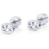 imagePAVOI 14K Gold Plated Sterling Silver Posts Zodiac Sign Flat Back Earring Studs  Birthday Gift for Women  Astrology Earring PairCancer
