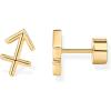imagePAVOI 14K Gold Plated Sterling Silver Posts Zodiac Sign Flat Back Earring Studs  Birthday Gift for Women  Astrology Earring PairSagittarius