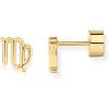 imagePAVOI 14K Gold Plated Sterling Silver Posts Zodiac Sign Flat Back Earring Studs  Birthday Gift for Women  Astrology Earring PairVirgo