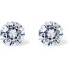 imagePAVOI 14K Real Gold Studs Moissanite Earrings for Women  024 Carat Round Lab Created Moissanite Stone Solid Gold Stud Earrings Men06CTPair  4mm