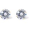 imagePAVOI 14K Real Gold Studs Moissanite Earrings for Women  024 Carat Round Lab Created Moissanite Stone Solid Gold Stud Earrings Men06CTPair  4mm
