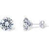 imagePAVOI 14K Real Gold Studs Moissanite Earrings for Women  024 Carat Round Lab Created Moissanite Stone Solid Gold Stud Earrings Men16CTPair  6mm
