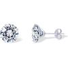 imagePAVOI 14K Real Gold Studs Moissanite Earrings for Women  024 Carat Round Lab Created Moissanite Stone Solid Gold Stud Earrings Men4CTPair  8mm