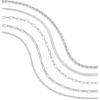 imagePAVOI 18K Gold Plated Chain Bracelet Pack for Women  Jewelry Set of 5 Stackable Bracelets Paperclip Snake Rope Figaro Beaded Chains5Piece Set