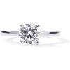 imagePAVOI 18K Sterling Silver Gold Round Cut Solitare 15 CT Moissanite Engagement Rings for Women  Moissanite Wedding Band for Women  Stone Promise RingsWhite Gold