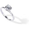 imagePAVOI 18K Sterling Silver Gold Round Cut Solitare 15 CT Moissanite Engagement Rings for Women  Moissanite Wedding Band for Women  Stone Promise RingsWhite Gold