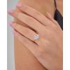 imagePAVOI 18K Sterling Silver Gold Round Cut Solitare 15 CT Moissanite Engagement Rings for Women  Moissanite Wedding Band for Women  Stone Promise RingsYellow Gold