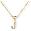 imagePAVOI Adjustable Gold Charm Necklace for Women  14K Gold Plated Chain Dainty Initial Necklaces for Women  Trendy Letter Zodiac Birthstone Cubic Zirconia Charm Pendants  Hypoallergenic Jewelry GiftYellow Gold
