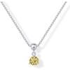 imagePAVOI Adjustable Gold Charm Necklace for Women  14K Gold Plated Chain Dainty Initial Necklaces for Women  Trendy Letter Zodiac Birthstone Cubic Zirconia Charm Pendants  Hypoallergenic Jewelry GiftWhite Gold