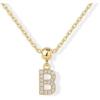 imagePAVOI Adjustable Gold Charm Necklace for Women  14K Gold Plated Chain Dainty Initial Necklaces for Women  Trendy Letter Zodiac Birthstone Cubic Zirconia Charm Pendants  Hypoallergenic Jewelry GiftYellow Gold