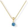 imagePAVOI Adjustable Gold Charm Necklace for Women  14K Gold Plated Chain Dainty Initial Necklaces for Women  Trendy Letter Zodiac Birthstone Cubic Zirconia Charm Pendants  Hypoallergenic Jewelry GiftYellow Gold