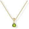 imagePAVOI Adjustable Gold Charm Necklace for Women  14K Gold Plated Chain Dainty Initial Necklaces for Women  Trendy Letter Zodiac Birthstone Cubic Zirconia Charm Pendants  Hypoallergenic Jewelry GiftYellow Gold