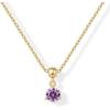 imagePAVOI Adjustable Gold Charm Necklace for Women  14K Gold Plated Chain Dainty Initial Necklaces for Women  Trendy Letter Zodiac Birthstone Cubic Zirconia Charm Pendants  Hypoallergenic Jewelry GiftYellow Gold
