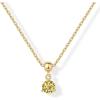 imagePAVOI Adjustable Gold Charm Necklace for Women  14K Gold Plated Chain Dainty Initial Necklaces for Women  Trendy Letter Zodiac Birthstone Cubic Zirconia Charm Pendants  Hypoallergenic Jewelry GiftYellow Gold
