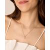 imagePAVOI Adjustable Gold Charm Necklace for Women  14K Gold Plated Chain Dainty Initial Necklaces for Women  Trendy Letter Zodiac Birthstone Cubic Zirconia Charm Pendants  Hypoallergenic Jewelry GiftYellow Gold