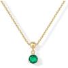imagePAVOI Adjustable Gold Charm Necklace for Women  14K Gold Plated Chain Dainty Initial Necklaces for Women  Trendy Letter Zodiac Birthstone Cubic Zirconia Charm Pendants  Hypoallergenic Jewelry GiftYellow Gold