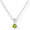 imagePAVOI Adjustable Gold Charm Necklace for Women  14K Gold Plated Chain Dainty Initial Necklaces for Women  Trendy Letter Zodiac Birthstone Cubic Zirconia Charm Pendants  Hypoallergenic Jewelry GiftWhite Gold