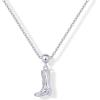 imagePAVOI Adjustable Whimsical Gold Charm Necklace for Women 14K Gold Plated Cute Dainty Pendant Necklaces with Charms Set Hypoallergenic Chain Trendy Cubic Zirconia Heart Religious Sports Pearl PendantWhite Gold