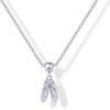 imagePAVOI Adjustable Whimsical Gold Charm Necklace for Women 14K Gold Plated Cute Dainty Pendant Necklaces with Charms Set Hypoallergenic Chain Trendy Cubic Zirconia Heart Religious Sports Pearl PendantWhite Gold