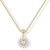 imagePAVOI Adjustable Whimsical Gold Charm Necklace for Women 14K Gold Plated Cute Dainty Pendant Necklaces with Charms Set Hypoallergenic Chain Trendy Cubic Zirconia Heart Religious Sports Pearl PendantYellow Gold