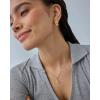 imagePAVOI Adjustable Whimsical Gold Charm Necklace for Women 14K Gold Plated Cute Dainty Pendant Necklaces with Charms Set Hypoallergenic Chain Trendy Cubic Zirconia Heart Religious Sports Pearl PendantYellow Gold