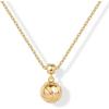 imagePAVOI Adjustable Whimsical Gold Charm Necklace for Women 14K Gold Plated Cute Dainty Pendant Necklaces with Charms Set Hypoallergenic Chain Trendy Cubic Zirconia Heart Religious Sports Pearl PendantYellow Gold