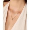 imagePAVOI Adjustable Whimsical Gold Charm Necklace for Women 14K Gold Plated Cute Dainty Pendant Necklaces with Charms Set Hypoallergenic Chain Trendy Cubic Zirconia Heart Religious Sports Pearl PendantYellow Gold