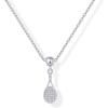 imagePAVOI Adjustable Whimsical Gold Charm Necklace for Women 14K Gold Plated Cute Dainty Pendant Necklaces with Charms Set Hypoallergenic Chain Trendy Cubic Zirconia Heart Religious Sports Pearl PendantWhite Gold